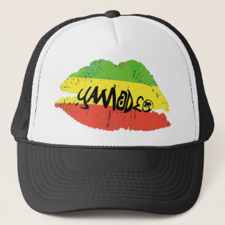 Yamadeo Kuss-Weiß SHIRT Truckerkappe