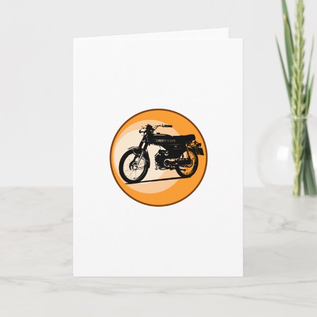 Yamaha FS1E 'FIZZY' Classic moped Karte (Vorderseite)