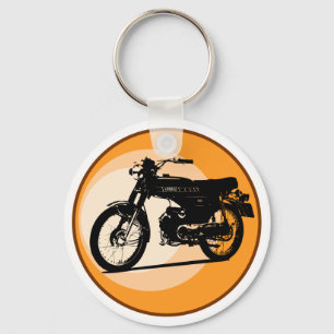 Yamaha FS1E 'FIZZY' Classic moped Schlüsselanhänger