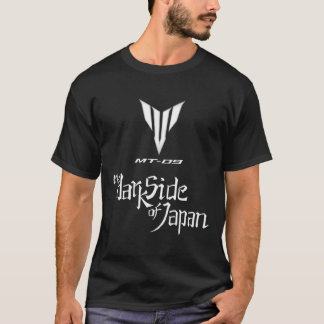 Yamaha MT09 Dunkelseite des klassischen japanische T-Shirt