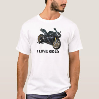 yamaha-r1-BG, i-LIEBE-GOLD T-Shirt
