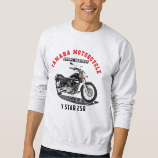 YAMAHA V STAR 250 Custom Designer Apparel T - Shir Sweatshirt