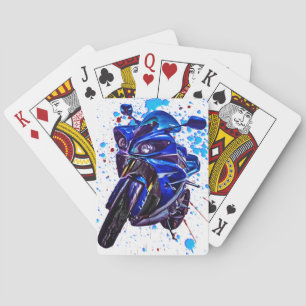 Yamaha YZF R1 Art Print Spielkarten