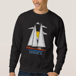 Yamaica Coastal Nautical Sailing Designs Sweatshirt