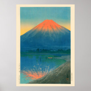 Yamanaka-See und Fuji-See von Kawase Hasui Poster