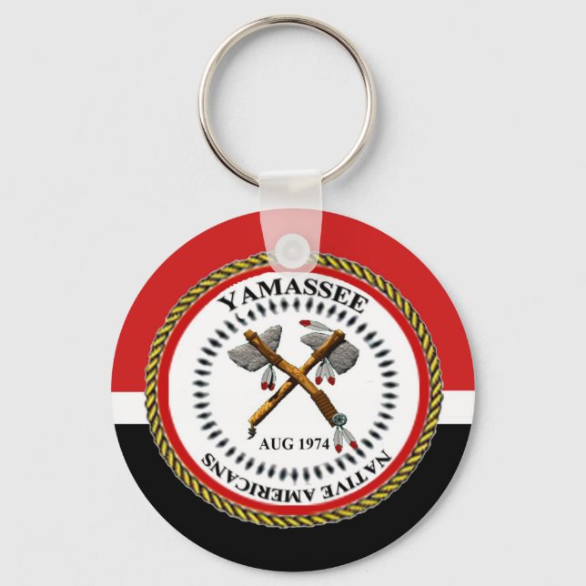 Yamassee-Indianer Schlüsselkette Schlüsselanhänger (Vorderseite)