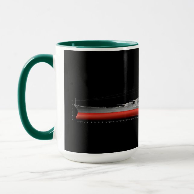 Yamato , Battleship Tasse (Links)