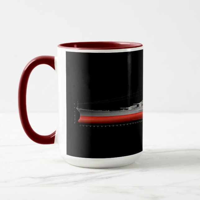 Yamato , Battleship Tasse (Links)