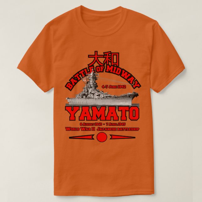 YAMATO ww2 T-Shirt (Design vorne)