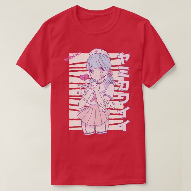 Yami Kawaii Anime Pastelcore Ästhetische Pastel Me T-Shirt (Design vorne)