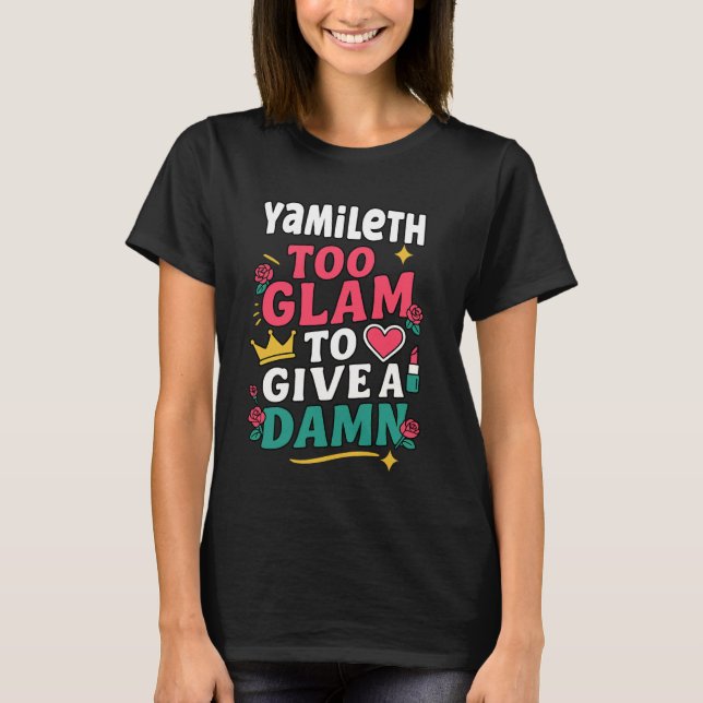 YAMILETH Personalized Women's Gift Custom YAMILETH T-Shirt (Vorderseite)