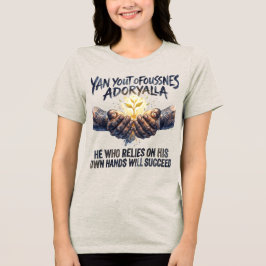 Yan Yout Ofoussnes Amazigh Motivierend Tri-Blend Shirt