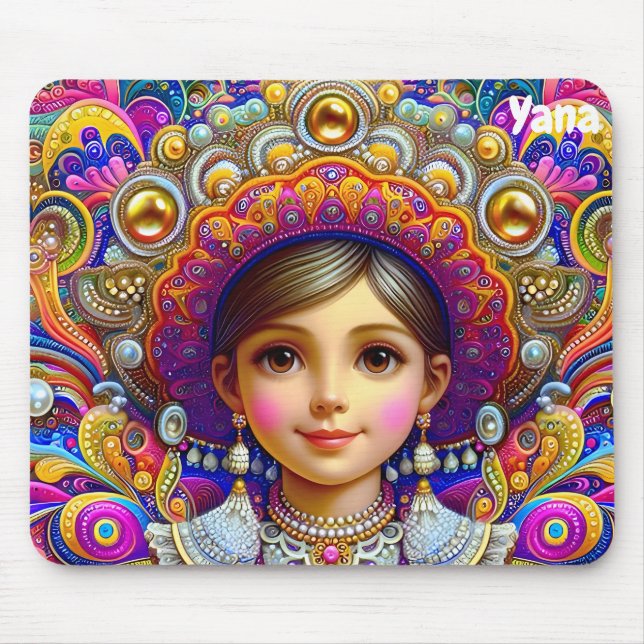 YANA ~ Psychedelic Girl ~ Mousepad (Vorne)
