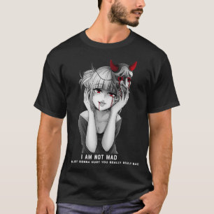 Yandere Oni Maske Manga-Stil T-Shirt
