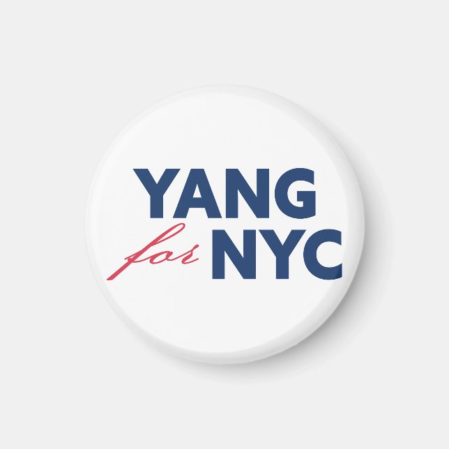 Yang für die Unterstützung der Bürgermeisterwahlen Magnet (Vorne)