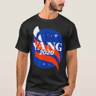 Yang Gang 2020 Space Yang für Präsident Kundgebu T-Shirt