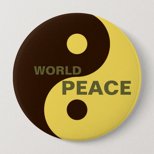 Yang-Weltfrieden Button (Vorderseite)