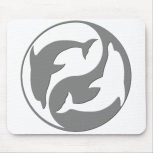 Yang Yang Dolphins Mouse Pad Mousepad