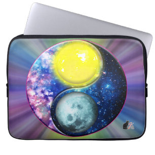 Yang-Yin / Sonne-Mond Laptopschutzhülle