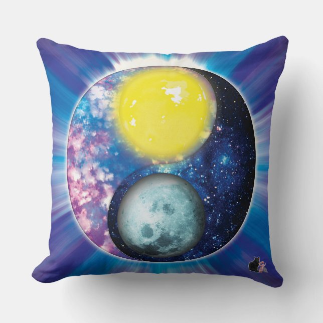 Yang-Yin / Sun-Moon Kissen (Vorderseite)