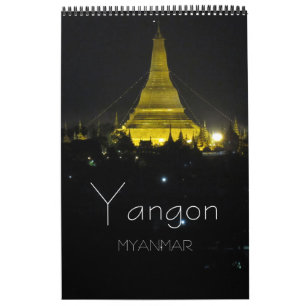 Yangon-Burma 2025 Kalender