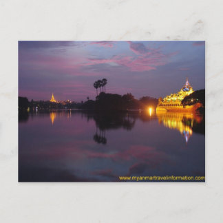 Yangon Royal Lake 1 Postkarte