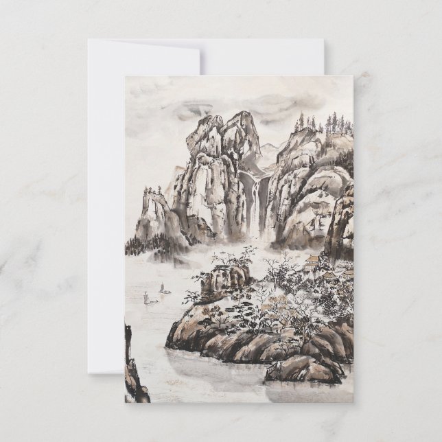 Yangze River mit Wasserfall (Vorderseite)