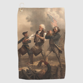 Yankee Doodle & Spirit of 1776 Revolutionärer Krie Golfhandtuch