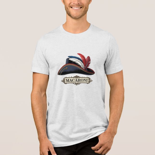 Yankee Doodle's Macaroni Tri-Blend Shirt (Vorderseite)