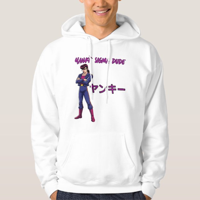 Yankī Sigma Dude  Hoodie (Vorderseite)
