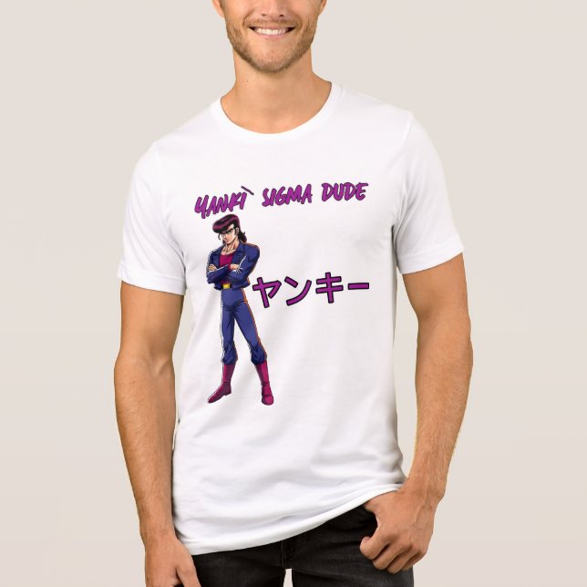 Yankī Sigma Typ  Tri-Blend Shirt (Vorderseite)
