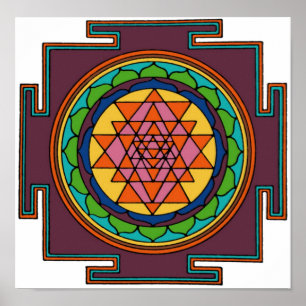 Yantra Druck Poster