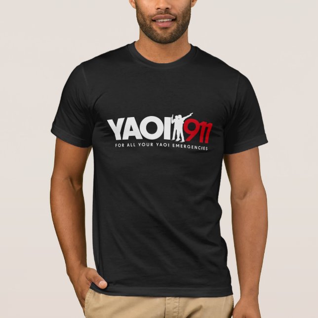 Yaoi 911 T - Shirt (dunkle Farben) (Vorderseite)