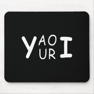 Yaouri, du bist lustig Wortspiel Meme Minimalist Mousepad