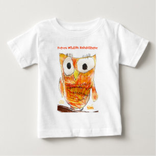 YAP   Benutzerdefiniertes Designer-Owl   Youth Art Baby T-shirt