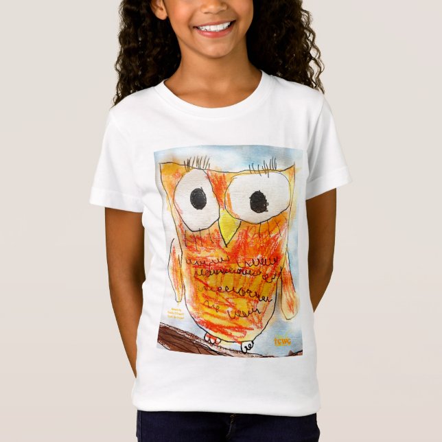 YAP | Jugend-Kunst-Projekt der Designer-Eulen-| T-Shirt (Vorderseite)