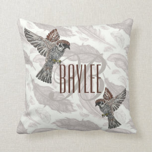 YAP   Stammes- Sparrowhawk   Jugend-Kunst-Projekt Kissen
