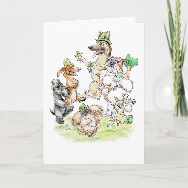 Yappy Saint Patrick's Day Card Karte (Vorderseite)