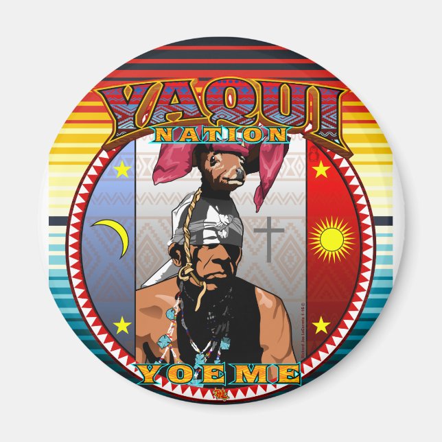 Yaqui Deer Dancer Magnet 3 (Vorne)
