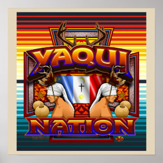 Yaqui Nation Deer Dancer art poster