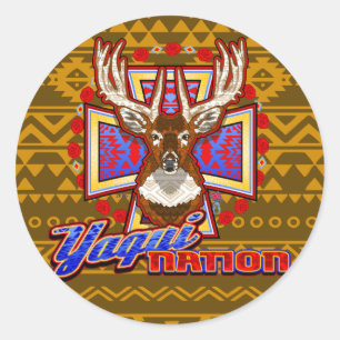 yaqui Nationsrotwildentwurf yoeme Aufkleber