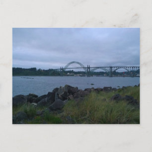 Yaquina Bay Bridge, Newport, Oregon Postkarte