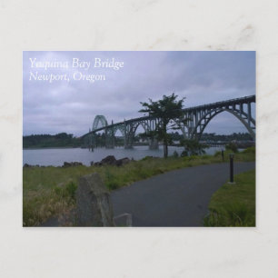 Yaquina Bay Bridge, Newport, Oregon Postkarte