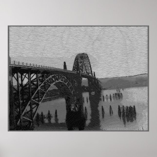 Yaquina Bay Bridge Poster (Vorne)