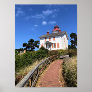 Yaquina Bay Leuchtturm, Newport, Oregon Poster