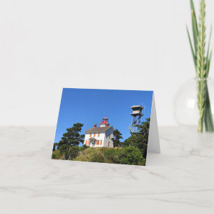 Yaquina Bay Lighthouse, Newport, Oregon Dankeskarte