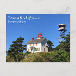 Yaquina Bay Lighthouse, Newport, Oregon Postkarte