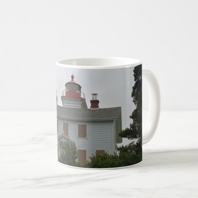 Yaquina Bay Lighthouse, OR Kaffeetasse (VorderseiteRechts)