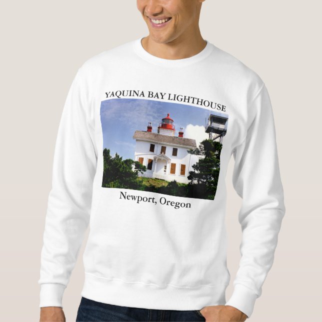 Yaquina Bay Lighthouse, Oregon Sweatshirt (Vorderseite)