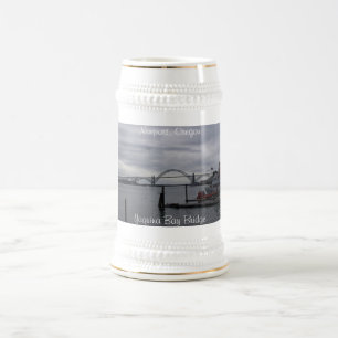 Yaquina Bucht-Brücke, Newport, Oregon Bierglas
